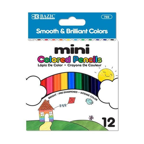 12 Mini Color Pencil - My Store