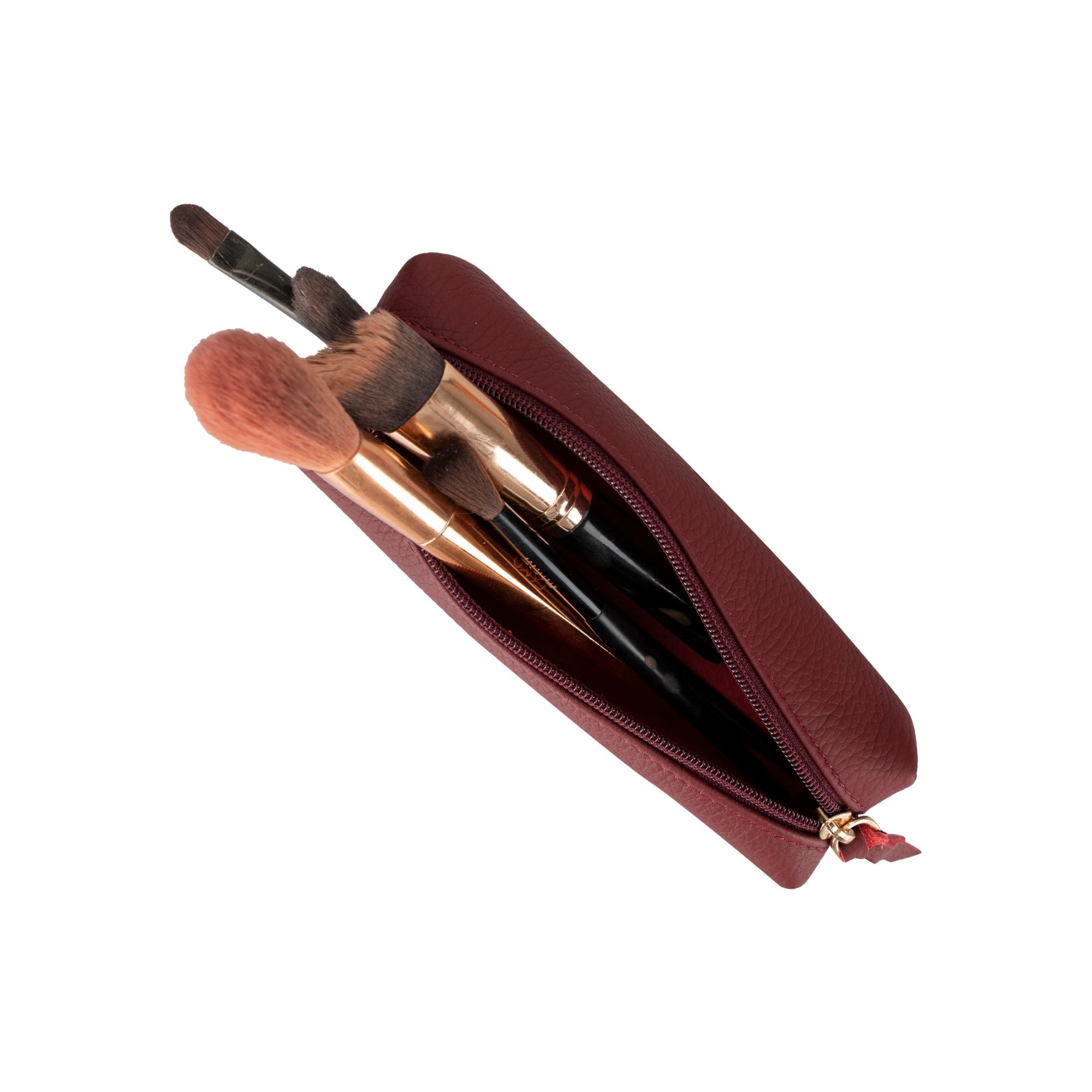 Centennial Multipurpose Leather Pencil Case and Makeup Bag - Krafty Korner