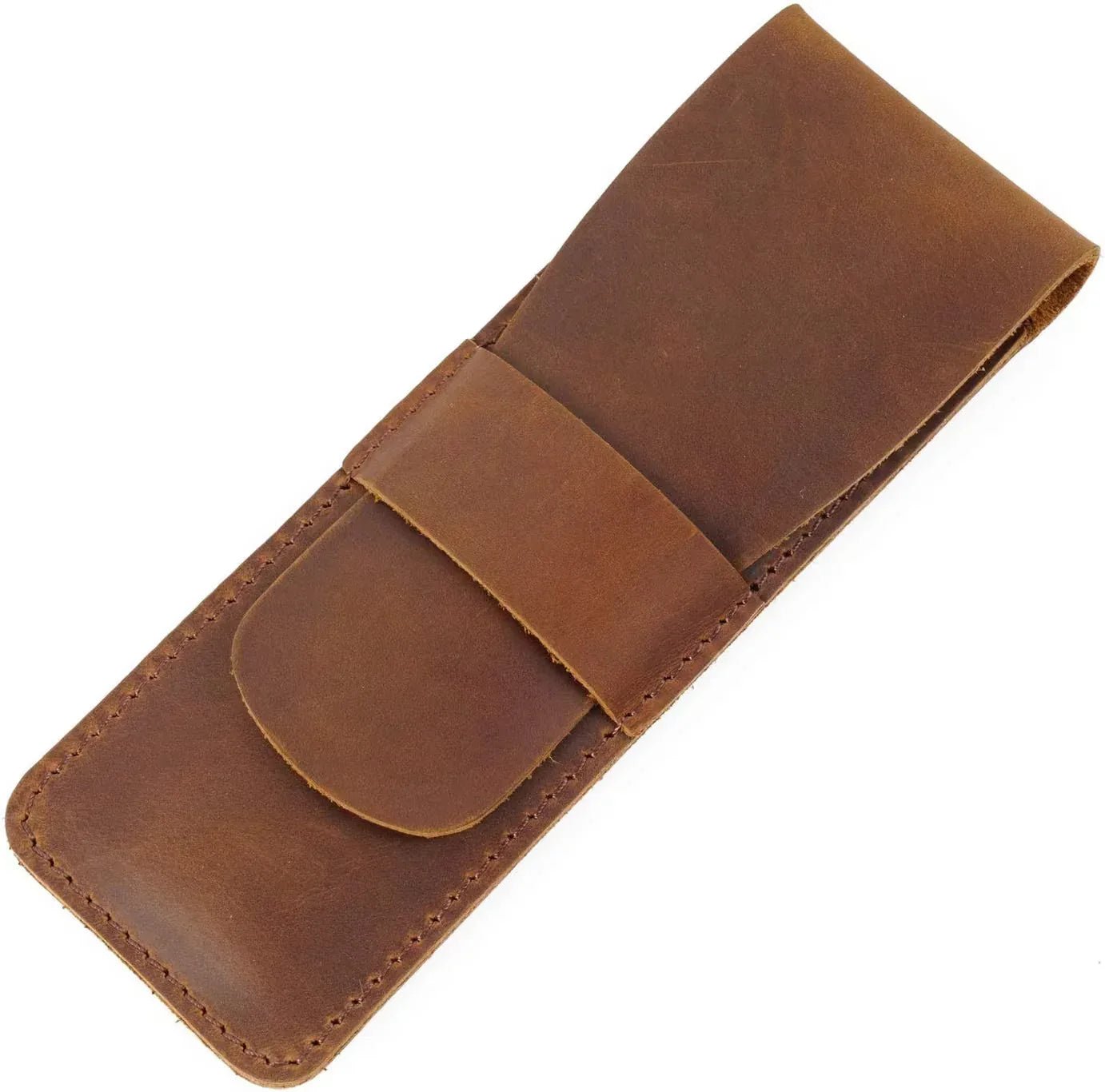 Paiman Leather Pen Holder | Handmade Leather Fountain Pen Pouch - Krafty Korner