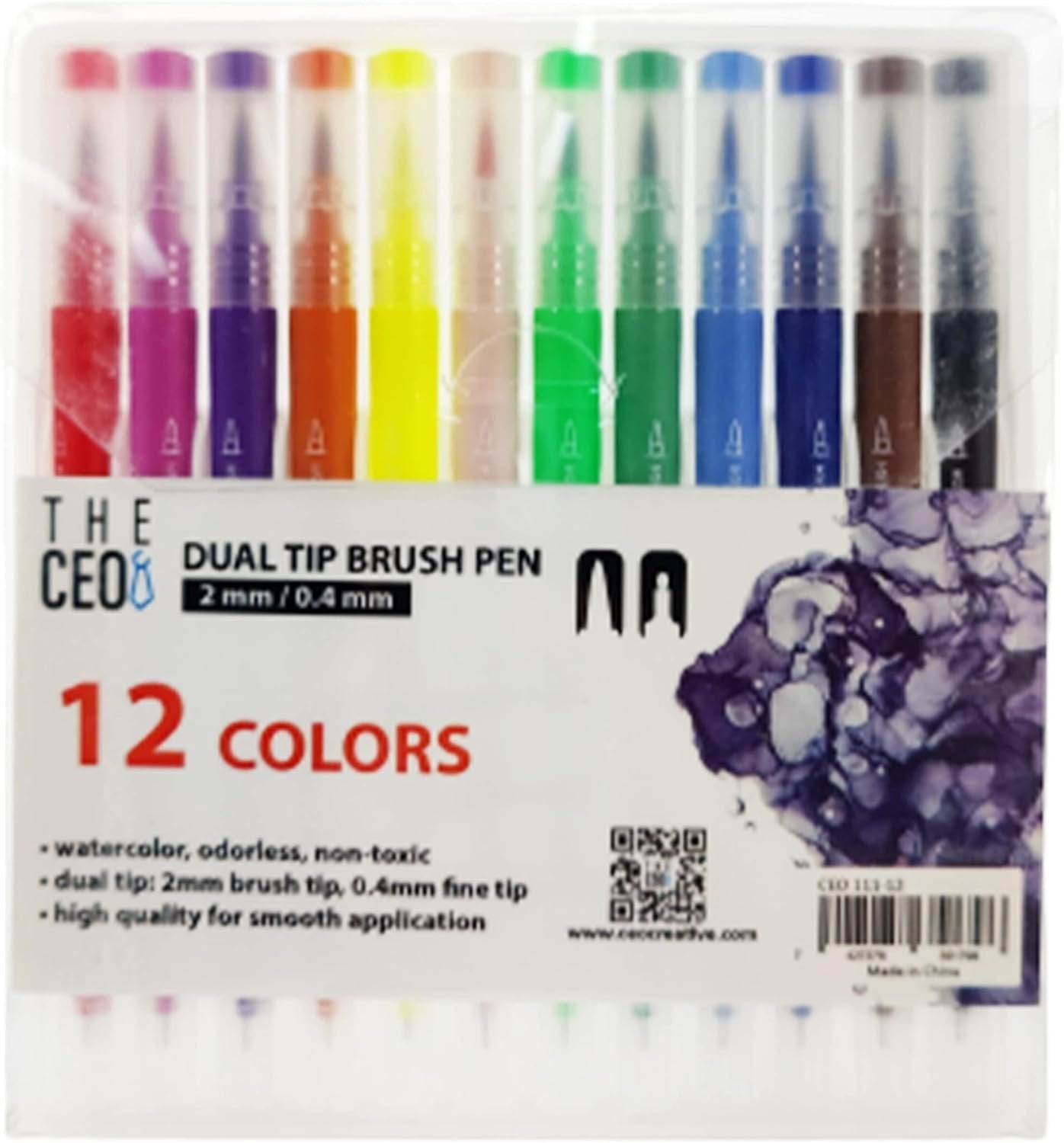THE CEO Art Markers Coloring Dual Brush Pens, Dual Tip Brush Markers Art Pen Set - My Store