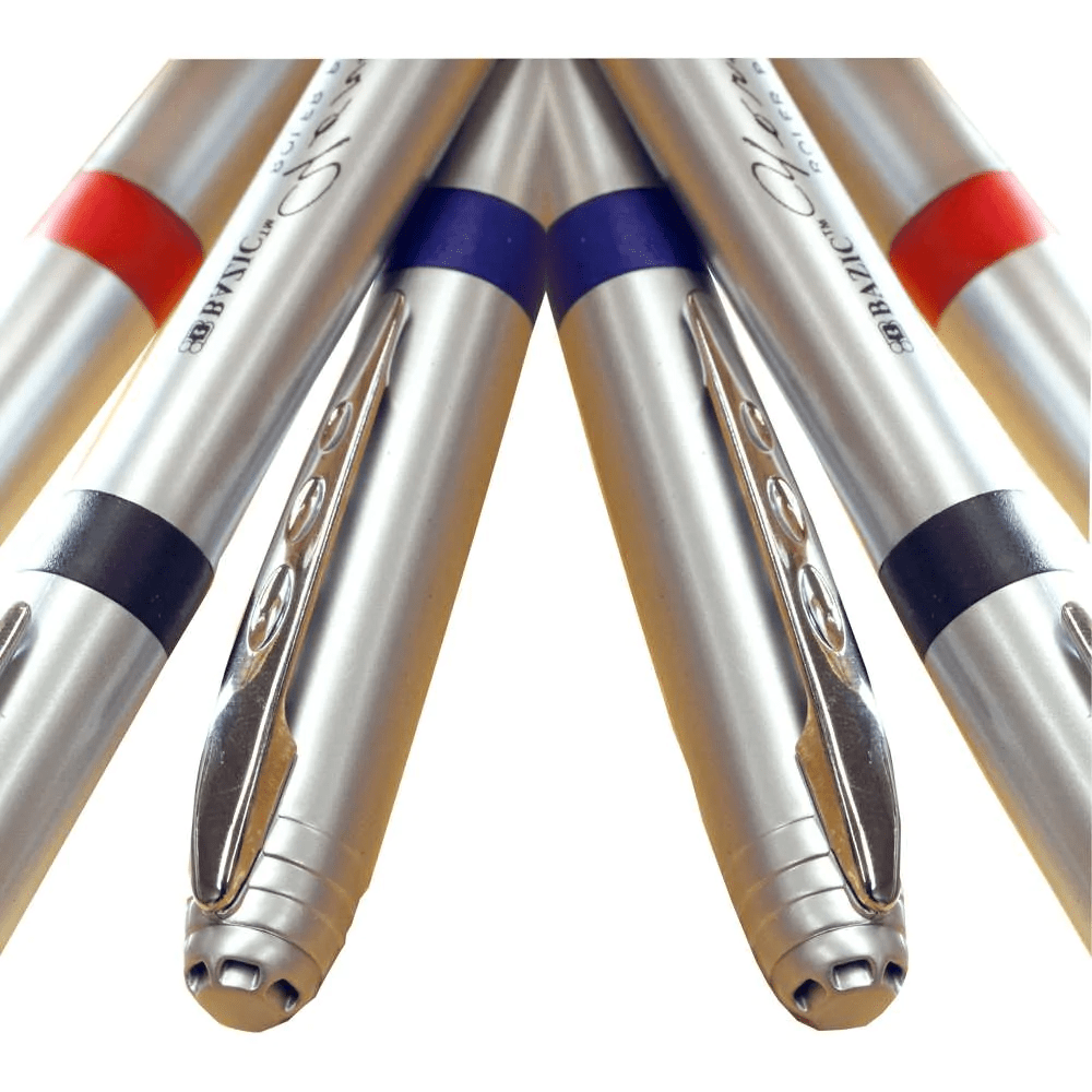 York Assorted Color Rollerball Pen w/ Grip (3/Pack) - Krafty Korner